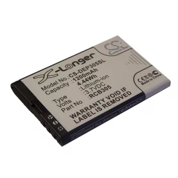   Doro Primo 305 készülékhez mobiltelefon akkumulátor (3.7V, 1200mAh / 4.44Wh, Lithium-Ion) - Utángyártott
