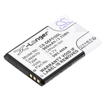   MaxCom MM823 készülékhez mobiltelefon akkumulátor (Li-Ion, 3.7V, 900mAh / 3.33Wh) - Utángyártott