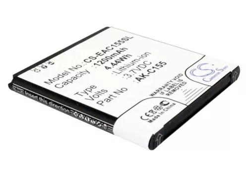 Emporia Telme C155 készülékhez mobiltelefon akkumulátor (3.7V, 1200mAh / 4.44Wh, Lithium-Ion) - Utángyártott