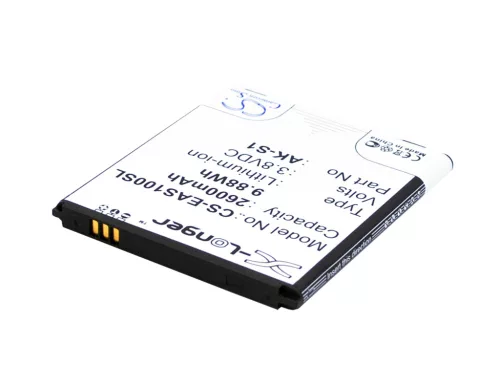 Emporia Smart 1 készülékhez mobiltelefon akkumulátor (3.8V, 2600mAh / 9.88Wh, Lithium-Ion) - Utángyártott