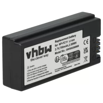   Sony DSC Serie / CyberShot DSC-F77 készülékhez fényképezőgép akkumulátor (Li-Ion, 700mAh / 2.52Wh, 3.6V) - Utángyártott