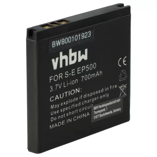 Sony-Ericsson E15 készülékhez mobiltelefon akkumulátor (3.7V, 700mAh / 2.59Wh, Lithium-Ion) - Utángyártott