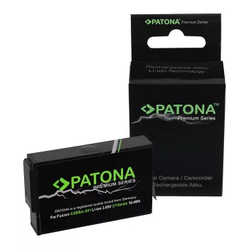   GoPro Fusion készülékhez prémium fényképezőgép akkumulátor (2710mAh, 3.85V, Li-ion) - Utángyártott