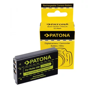   Rollei Powerflex 350 WiFi készülékhez fényképezőgép akkumulátor (1800mAh, 3.7V, Li-Ion) - Utángyártott