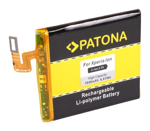 Sony Ericsson Xperia Ion LT28h készülékhez okostelefon akkumulátor (1840mAh, 3.7V, Li-Polymer) - Utángyártott