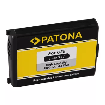   Siemens C35, C35i, M35, M35i, S35 készülékekhez okostelefon akkumulátor (1300mAh, 3.7V, Li-Ion) - Utángyártott