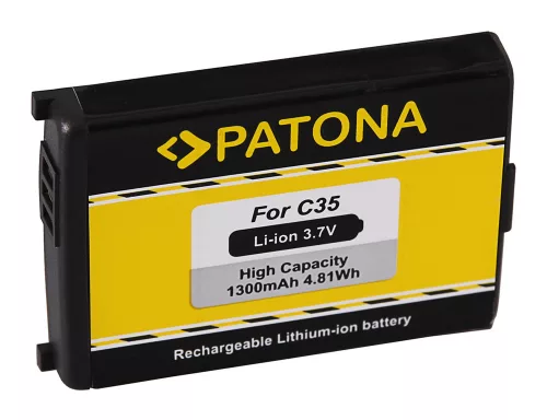 Siemens C35, C35i, M35, M35i, S35 készülékekhez okostelefon akkumulátor (1300mAh, 3.7V, Li-Ion) - Utángyártott
