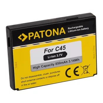   Siemens A50, C45, M50, MT50 készülékekhez okostelefon akkumulátor (850mAh, 3.7V, Li-Ion) - Utángyártott