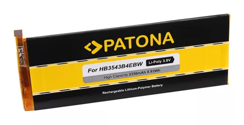 Huawei Ascend P7 L09, L00 készülékekhez okostelefon akkumulátor (2350mAh, 3.8V, Li-Polymer) - Utángyártott