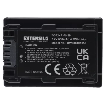  Sony DCR-DVD106(E) készülékhez fényképezőgép akkumulátor (Li-Ion, 650mAh / 4.7Wh, 7.2V) - Utángyártott