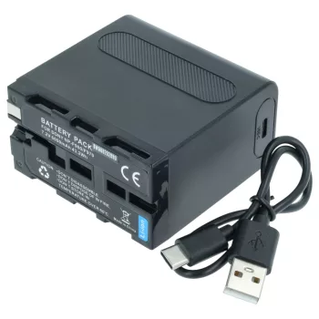   Sony CCD-RV100 készülékhez fényképezőgép akkumulátor (Li-Ion, 6000mAh / 44.4Wh, 7.4V) - Utángyártott