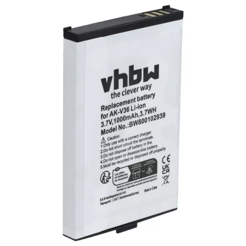 Elegance Emporia Premium készülékhez mobiltelefon akkumulátor (Li-Ion, 1000mAh / 3.7Wh, 3.7V) - Utángyártott