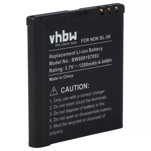Bea-fon SL470 készülékhez mobiltelefon akkumulátor (Li-Ion, 1200mAh / 4.44Wh, 3.7V) - Utángyártott