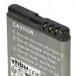 Nokia 6700 Classic készülékhez mobiltelefon akkumulátor (Li-Ion, 950mAh / 3.52Wh, 3.7V) - Utángyártott