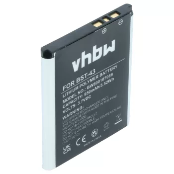   Sony-Ericsson Txt készülékhez mobiltelefon akkumulátor (Li-Ion, 950mAh / 3.52Wh, 3.7V) - Utángyártott