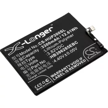   Huawei Emily készülékhez mobiltelefon akkumulátor (Li-Polymer, 3300mAh / 12.61Wh, 3.82V) - Utángyártott