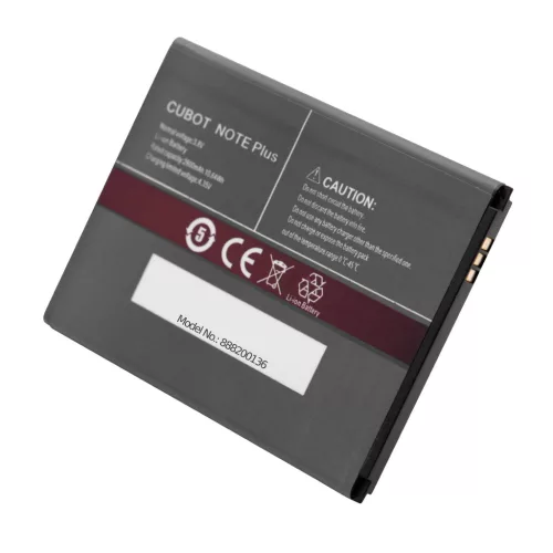 Cubot Note Plus készülékhez mobiltelefon akkumulátor (Li-Ion, 2800mAh / 10.64Wh, 3.8V) - Utángyártott
