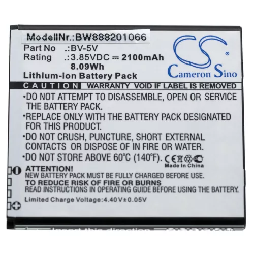 Nokia 1 TA-1047 készülékhez mobiltelefon akkumulátor (Li-Ion, 2100mAh / 8.09Wh, 3.85V) - Utángyártott
