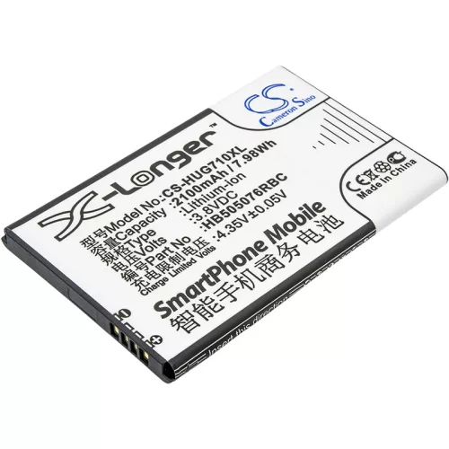 Huawei A199, C8815 készülékekhez mobiltelefon akkumulátor (Li-Ion, 2100mAh / 7.98Wh, 3.8V) - Utángyártott