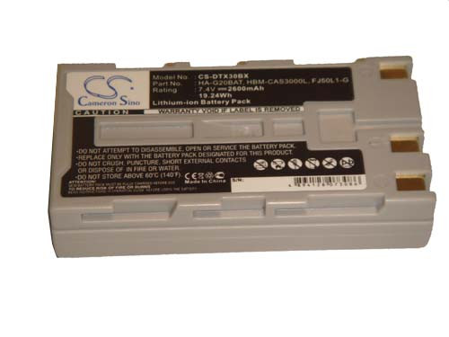 Casio DT-X30, DT-X30G készülékekhez akkumulátor (Li-Ion, 2600mAh / 19.24Wh, 7.4V) - Utángyártott