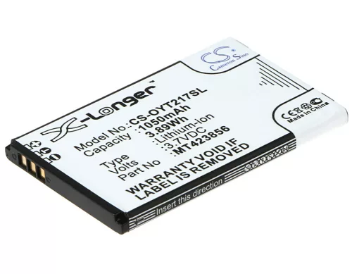 Olympia Touch 2179 készülékhez mobiltelefon akkumulátor (Li-Ion, 1050mAh / 3.89Wh, 3.7V) - Utángyártott