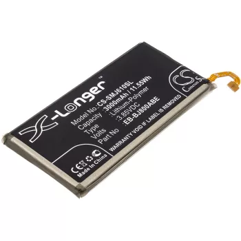   Samsung Galaxy A6 2018 készülékhez mobiltelefon akkumulátor (Li-Polymer, 3000mAh / 11.55Wh, 3.85V) - Utángyártott