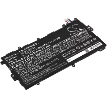   Samsung SP3770E1H helyettesítő tablet akkumulátor (Li-Polymer, 3.7V, 11.10Wh / 3000mAh) - Utángyártott