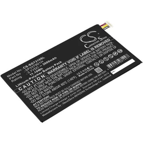Samsung SP3379D1H helyettesítő tablet akkumulátor (Li-Polymer, 3.7V, 11.10Wh / 3000mAh) - Utángyártott
