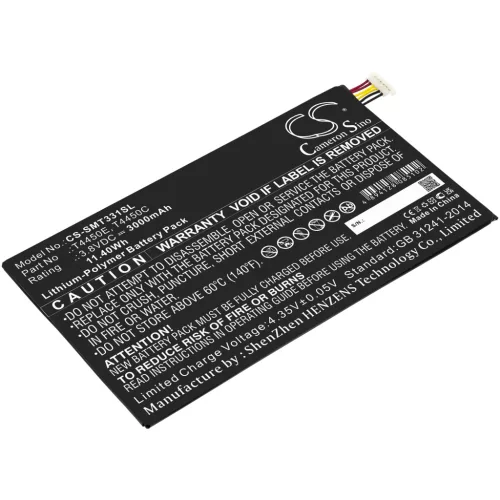 Samsung T4450E helyettesítő tablet akkumulátor (Li-Polymer, 3.8V, 11.40Wh / 3000mAh) - Utángyártott