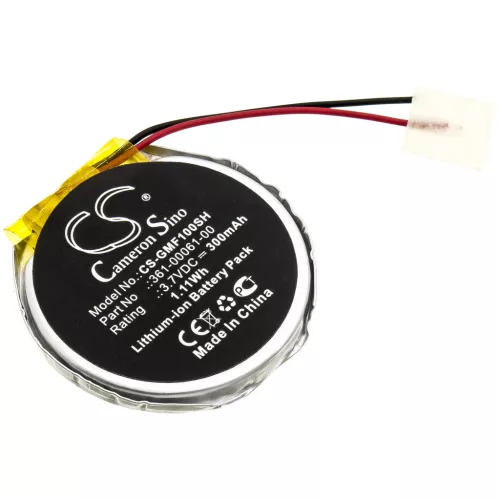 Garmin 361-00061-00 helyettesítő okosóra akkumulátor (Li-ion, 3.7V, 1.11Wh / 300mAh) - Utángyártott
