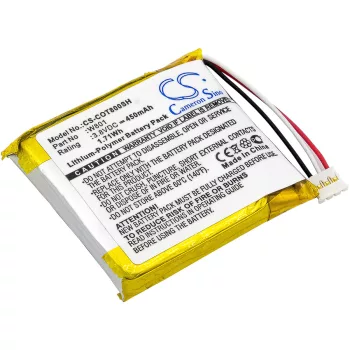   Codio W801 helyettesítő okosóra akkumulátor (Li-Polymer, 3.8V, 1.71Wh / 450mAh) - Utángyártott