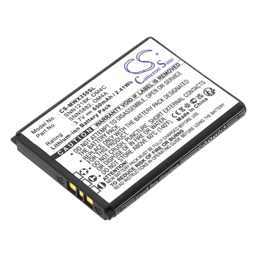 Motorola SNN5882A helyettesítő mobiltelefon akkumulátor (Li-ion, 3.7V, 2.41Wh / 650mAh) - Utángyártott