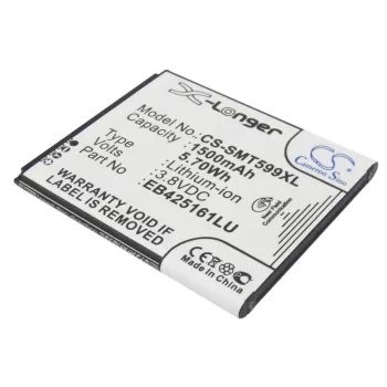   Samsung EB425161LU helyettesítő mobiltelefon akkumulátor (Li-ion, 3.8V, 5.70Wh / 1500mAh) - Utángyártott