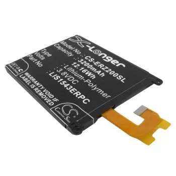   Sony Ericsson LIS1543ERPC helyettesítő mobiltelefon akkumulátor (Li-Polymer, 3.8V, 12.16Wh / 3200mAh) - Utángyártott