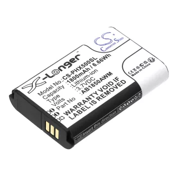   Philips AB1850AWM helyettesítő mobiltelefon akkumulátor (Li-ion, 3.7V, 6.66Wh / 1800mAh) - Utángyártott