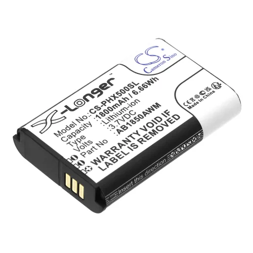 Philips AB1850AWM helyettesítő mobiltelefon akkumulátor (Li-ion, 3.7V, 6.66Wh / 1800mAh) - Utángyártott