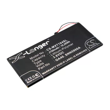   Motorola SNN5966A helyettesítő mobiltelefon akkumulátor (Li-Polymer, 3.8V, 10.26Wh / 2700mAh) - Utángyártott