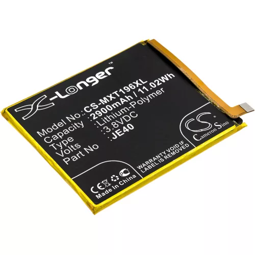 Motorola P30 Play Dual SIM készülékhez mobiltelefon akkumulátor (Li-Polymer, 3.8V, 11.02Wh / 2900mAh) - Utángyártott