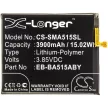 Samsung EB-BA515ABY helyettesítő mobiltelefon akkumulátor (Li-Polymer, 3.85V, 15.02Wh / 3900mAh) - Utángyártott
