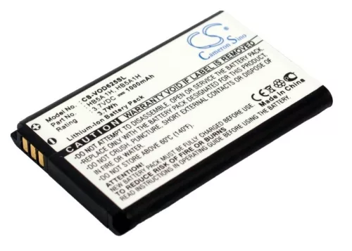 Vodafone HB5A1H helyettesítő mobiltelefon akkumulátor (Li-ion, 3.7V, 3.7Wh / 1000mAh) - Utángyártott