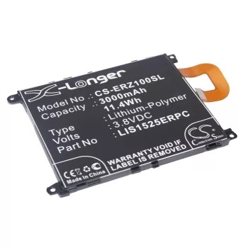   Sony Ericsson LIS1525ERPC helyettesítő mobiltelefon akkumulátor (Li-Polymer, 3.8V, 11.40Wh / 3000mAh) - Utángyártott