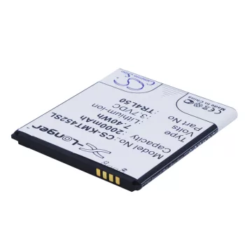   KAZAM TR4L50-CBCMB10001885 helyettesítő mobiltelefon akkumulátor (Li-ion, 3.7V, 7.40Wh / 2000mAh) - Utángyártott