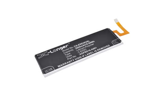 Sony Ericsson AGPB016-A001 helyettesítő mobiltelefon akkumulátor (Li-Polymer, 3.8V, 9.88Wh / 2600mAh) - Utángyártott