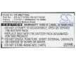 Samsung GH43-04599A helyettesítő mobiltelefon akkumulátor (Li-Polymer, 3.9V, 11.70Wh / 3000mAh) - Utángyártott