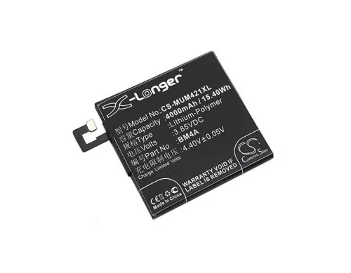 Xiaomi BM4A helyettesítő mobiltelefon akkumulátor (Li-Polymer, 3.85V, 15.40Wh / 4000mAh) - Utángyártott