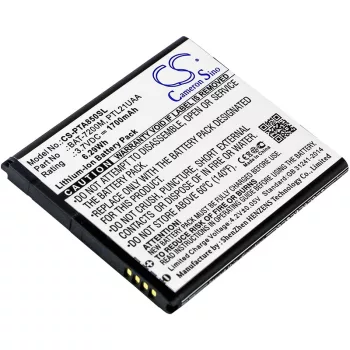   Pantech PTL21UAA helyettesítő mobiltelefon akkumulátor (Li-ion, 3.7V, 6.29Wh / 1700mAh) - Utángyártott