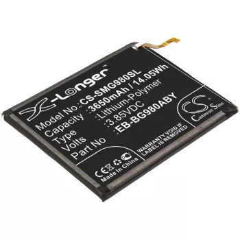   Samsung GH82-22122A helyettesítő mobiltelefon akkumulátor (Li-Polymer, 3.85V, 14.05Wh / 3650mAh) - Utángyártott