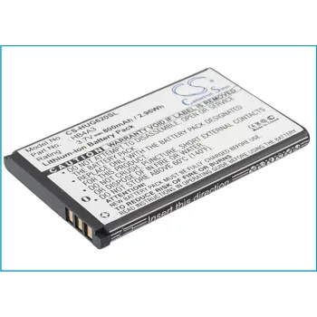   Huawei HB4A3, HB4A3M helyettesítő mobiltelefon akkumulátor (Li-ion, 3.7V, 2.96Wh / 800mAh) - Utángyártott