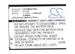 Samsung B105BU helyettesítő mobiltelefon akkumulátor (Li-ion, 3.7V, 5.00Wh / 1350mAh) - Utángyártott