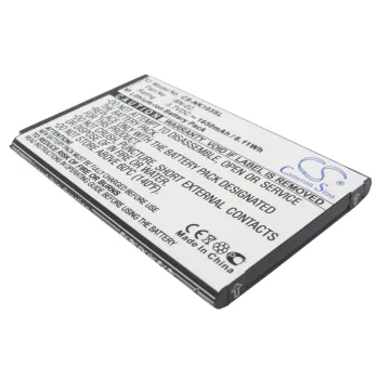   Nokia BN-02 helyettesítő mobiltelefon akkumulátor (Li-ion, 3.7V, 6.11Wh / 1650mAh) - Utángyártott